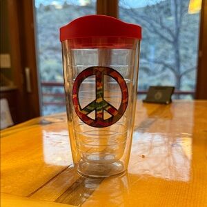 Tervis Red Peace Sign Tumbler